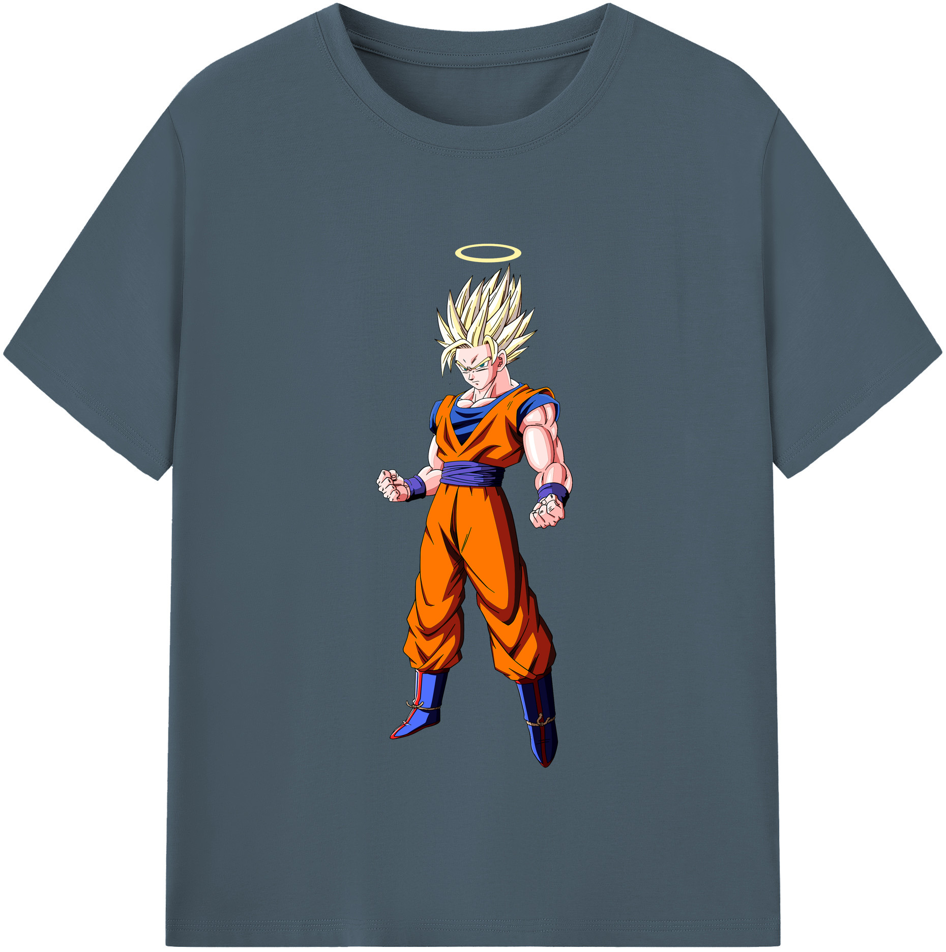 （画像用） ドラゴンボール 孫悟空（そん ごくう）Son Goku カカロット DRAGON BALL Kakarotto 綿100％半袖Tシャツ（フロントプリント）